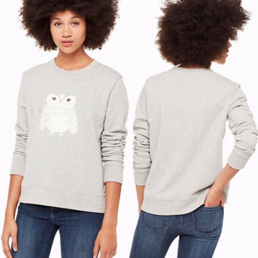 Kate Space Broome Street Owl Sweatshirt